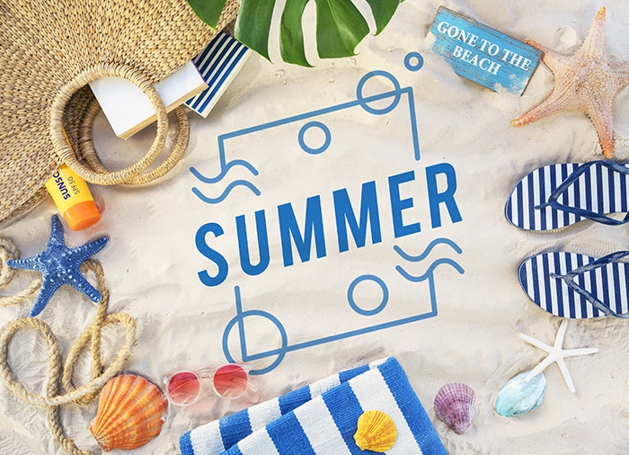 Summer Vacation Fun Concept
